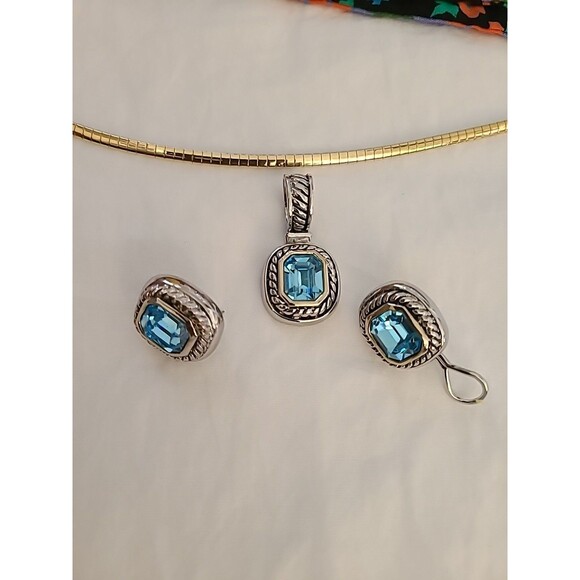 Vintage JOAN COLLINS Albion  Necklace & Earrings Set .DYNASTY EDITION 1987 Erica - Picture 1 of 9